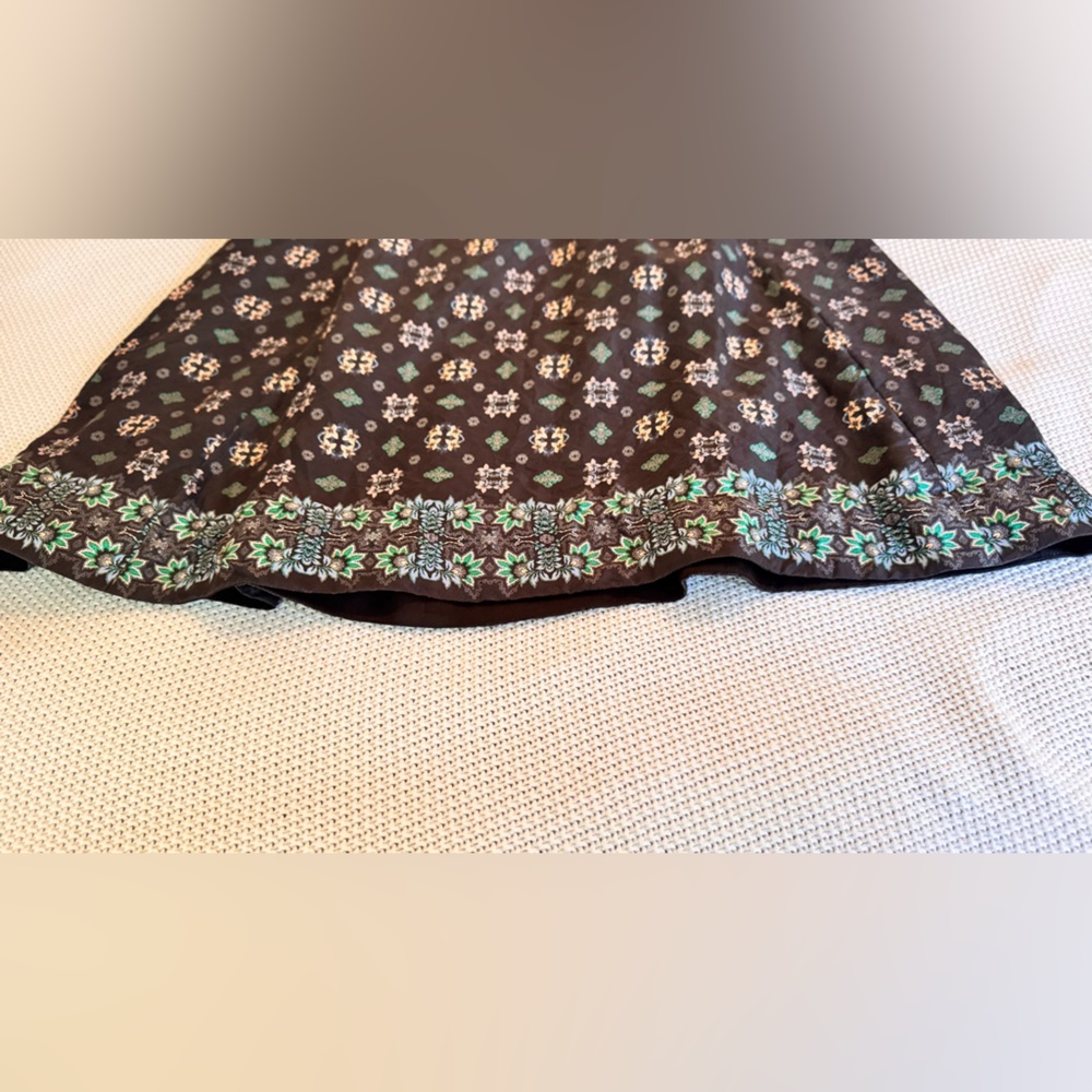 J. CREW 100% Silk Cap Sleeve Black Floral Midi Dress - Picture 6 of 16